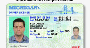 free driver license templates